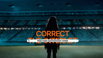 Global campaign launches to 'correct the internet' and make sportswomen more visible