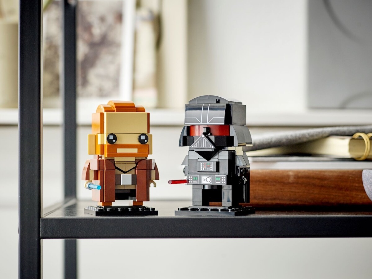 LEGO BrickHeadz Obi Wan Kenobi Darth Vader Figurines 01 1200x900 7vpRtV
