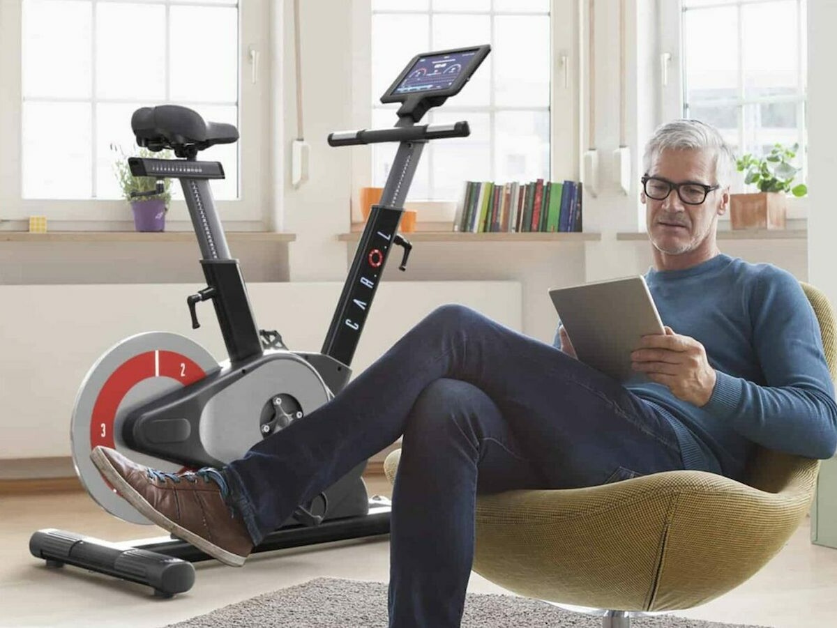 CAROL AI-powered exercise bike gives you the benefits of a 45-minute run in